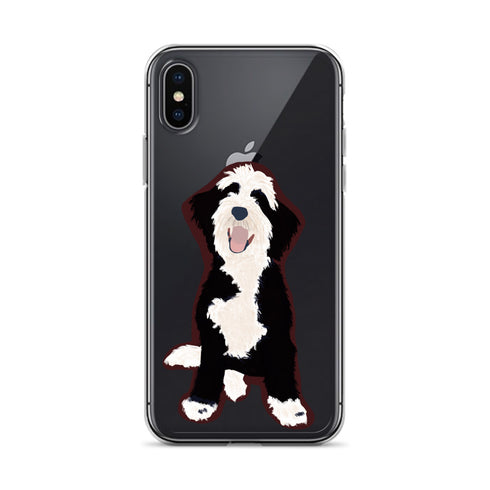 Bernedoodle iPhone Case